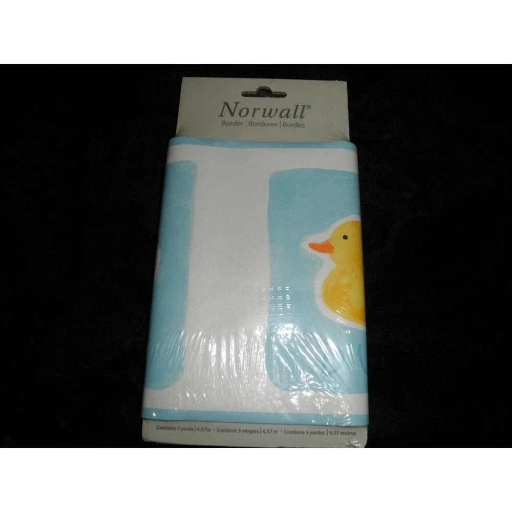 NEW by NORWALL WALLPAPER BORDER CHILDREN DUCKS (5 YARDS, 7